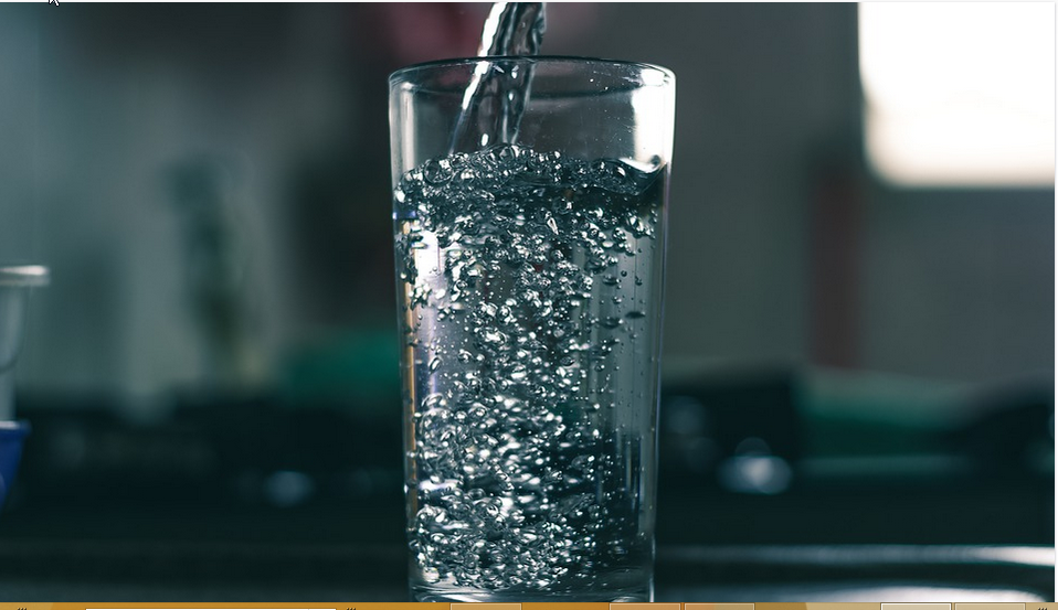 water for drinking after filtering