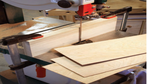 sawing wood