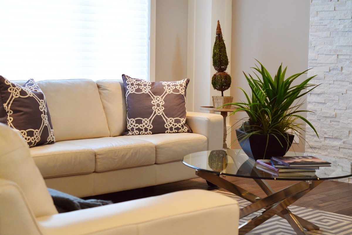 leather couch